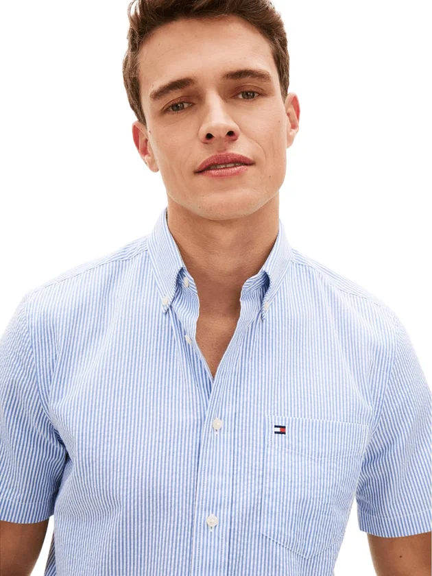 Seersucker Bengal Stripe Shirt