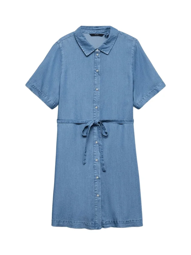 Vmbree Ss Short Tencel Shirt Dress