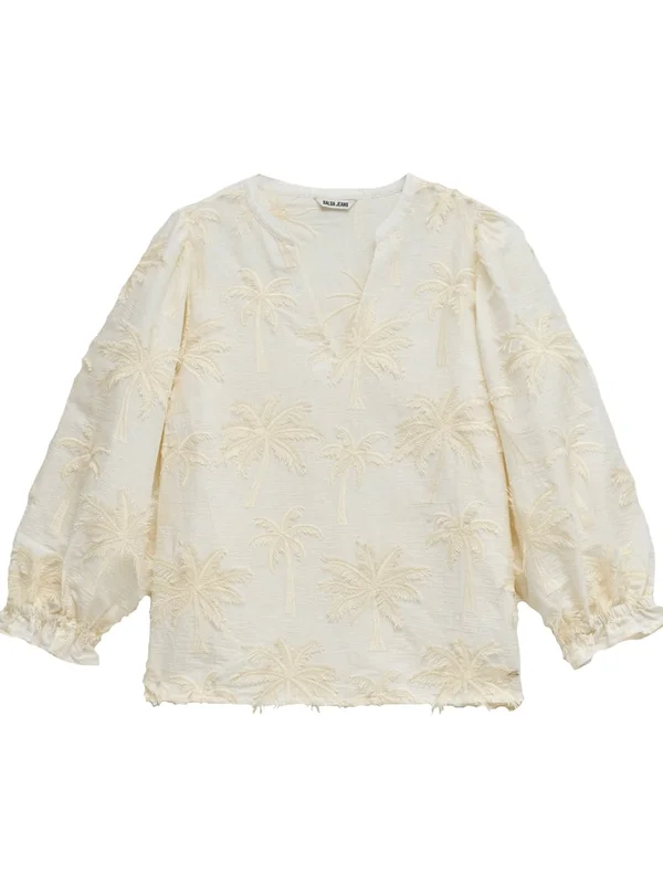 Blouse With Textured 3D Fabric Effect