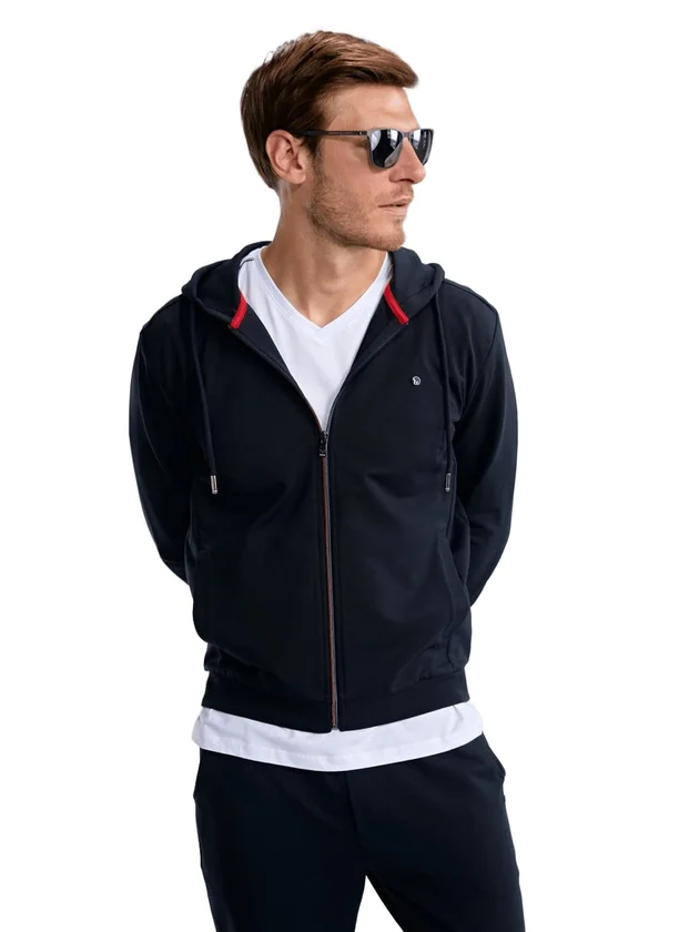 Tricolore Gilet Capuche