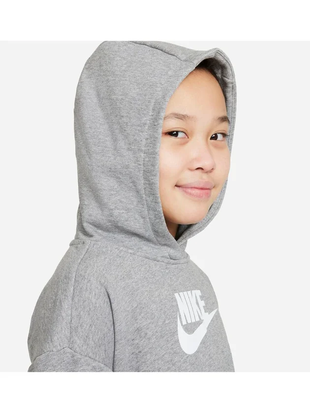 Club Ft Crop Hoodie Hbr
