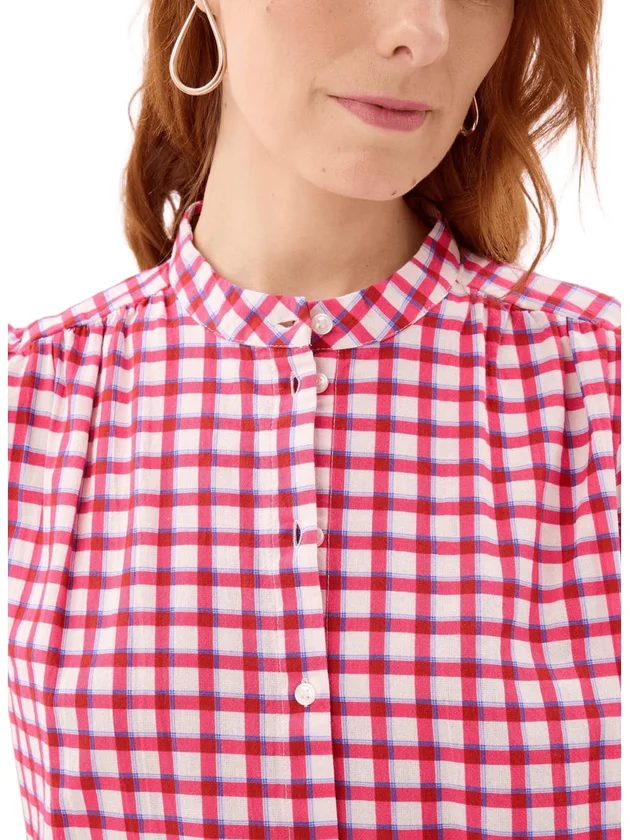 Pcjavier Ss Check Shirt Wvn Fc Bc