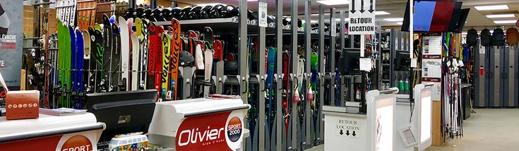 Intérieur du magasin SPORT 2000 ALPE D'HUEZ LES BERGERS