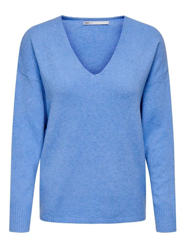 Onlrica L S V Neck Pullo Knt Noos