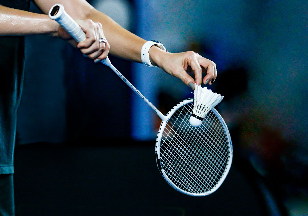 raquette de badminton